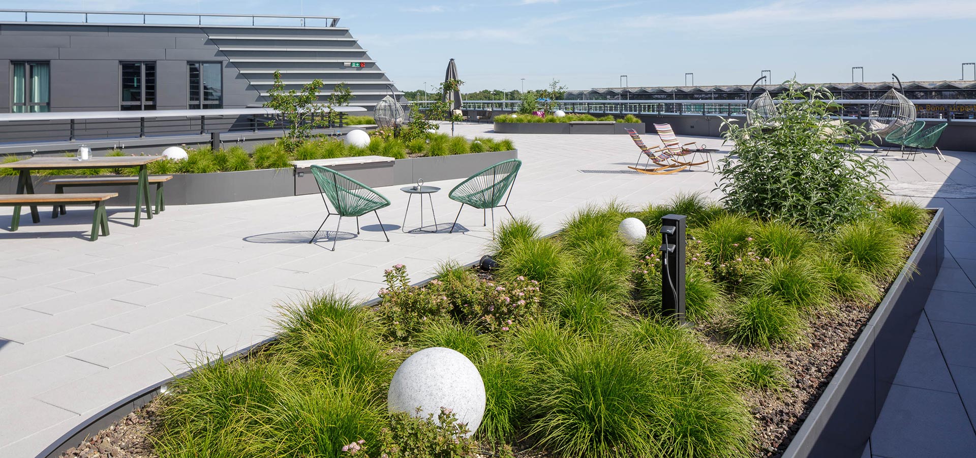 Gartenhof Ksters - Moxy Hotel Kln Dachterrasse